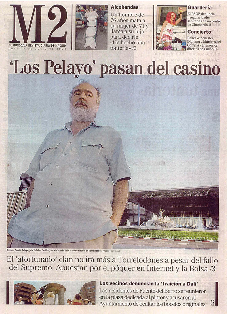 EL MUNDO 5 JULIO 2004 LOS PELAYOS PASAN DEL CASINO