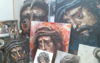 Pintor alvarez del pino Jesús del Gran Poder