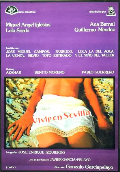 Cartel de Vivir en Sevilla de Gonzalo García-Pelayo