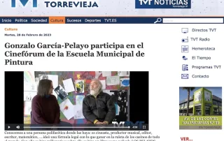Entrevista en Cineforum a Gonzalo García-Pelayo