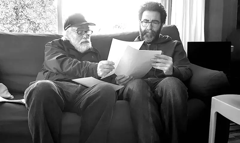Chipi y Gonzalo García-Pelayo en un momento del rodaje de Tu Coño