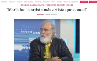 Entrevista a Gonzalo García-Pelayo sobre María Jiménez