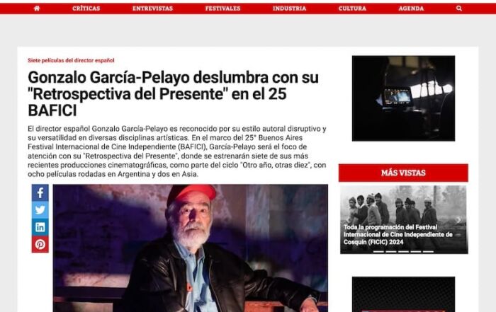 escribiendodecine.com.ar crítica 7 pelicúlas de Gonzalo García-Pelayo
